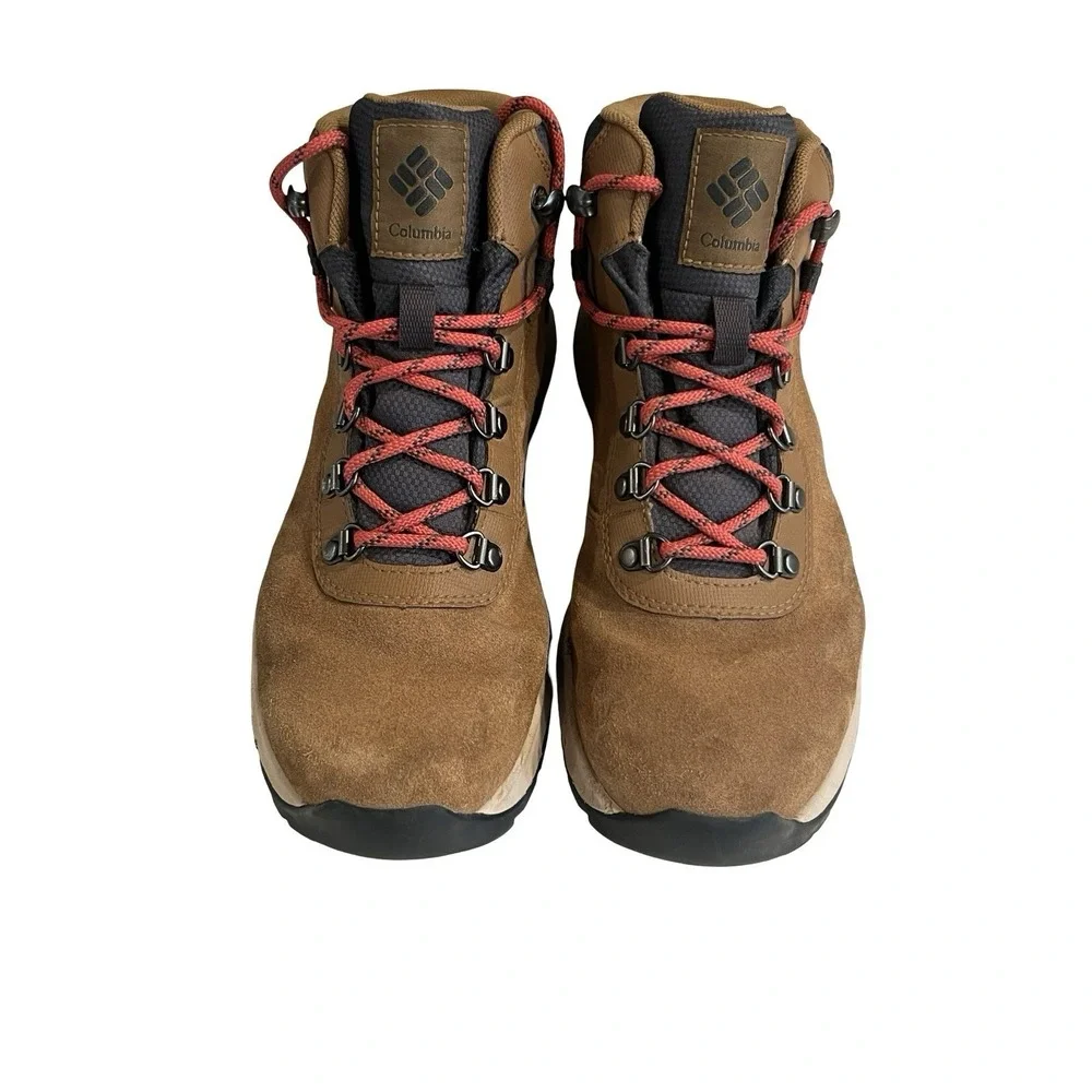 Columbia Newton Wander Womens Waterproof Hiking Boots Elk Sunset Red NEW 7.5